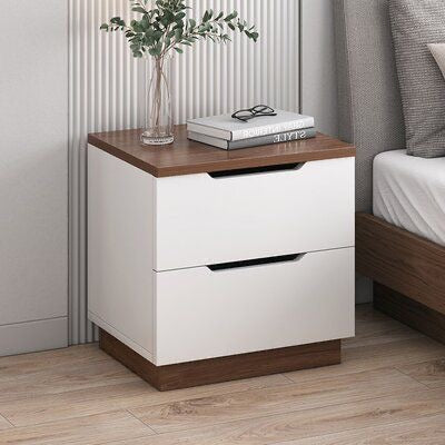 Chest of Drawers in Brown and White | 40 x 40 x 40 cm | CO26