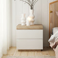 Commode – Beige and White, 40 x 40 x 40 cm | CO28