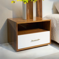 CO6 Chest of Drawers – Wooden and White, 40 x 40 x 40 cm