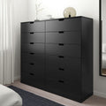 DR10 Chest of Drawers – Black, 120 x 40 x 120 cm