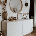 Storage Drawer Unit – White, 140 x 40 x 80 cm | DR20