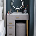 Makeup Vanity – Golden and Grey and Marble, 70 x 40 x 80 cm | GI20