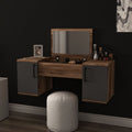 GI31 Dressing Table – Brown and Grey, 120 x 40 x 50 cm