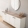 White and Brown Buffet (160 x 40 x 90 cm) – SB10