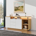 Buffet – Beige and White, 160 x 40 x 90 cm | SB16