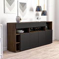 Black and Brown Buffet Cabinet (180 x 40 x 90 cm) – SB19