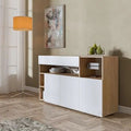 Buffet Cabinet in White and Beige | 180 x 40 x 90 cm | SB20