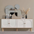 Beige and White Sideboard (160 x 40 x 70 cm) – SB3