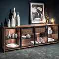 Buffet – Black and Brown, 180 x 40 x 80 cm | SB34