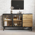 Sideboard – Black and Beige, 140 x 40 x 90 cm | SB35