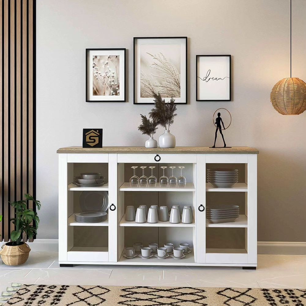 SB39 Buffet – Beige, 140 x 40 x 80 cm