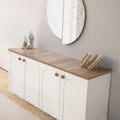 SB4 Buffet – Brown and White, 160 x 40 x 80 cm