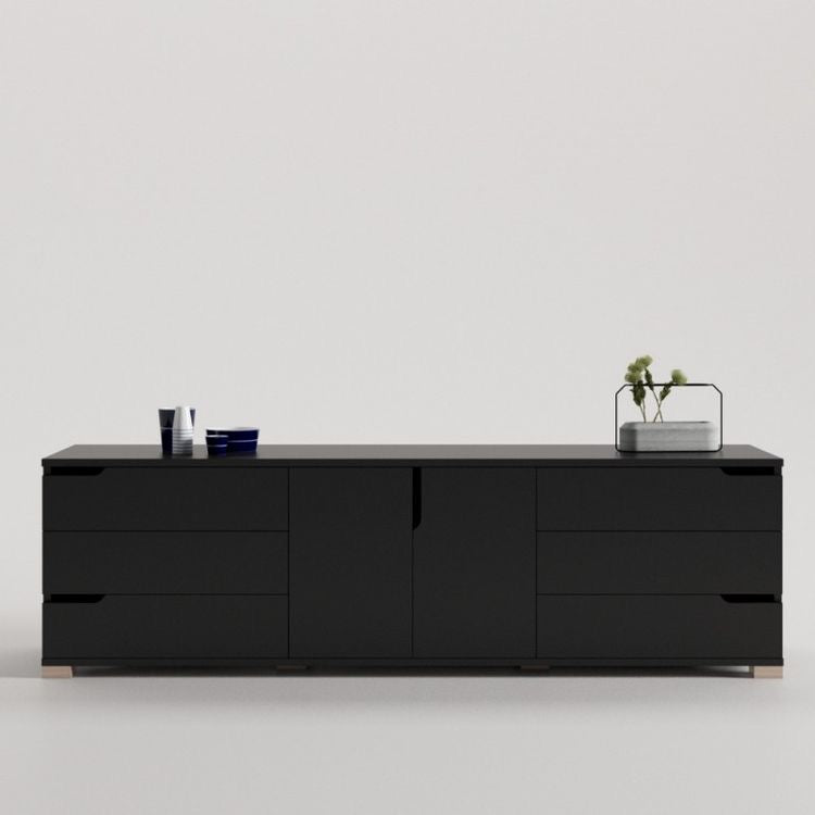 Buffet in Black | 180 x 40 x 90 cm | SB52