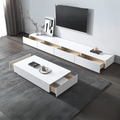 طقم ليفينج لون أبيض – 240 × 40 × 40 سم | SET23