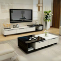 Black and White Living Room Set (120 x 60 x 35 cm) – SET29
