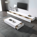 SET30 Living Room Set – White, 240 x 40 x 40 cm