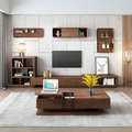 طقم ليفينج لون بني – 300 × 40 × 40 سم | SET51