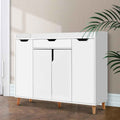 Shoe Cabinet – White, 120 x 40 x 110 cm | SU35