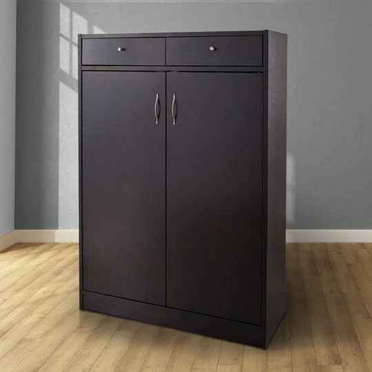 SU40 Shoe Storage Cabinet – Black, 80 x 40 x 120 cm