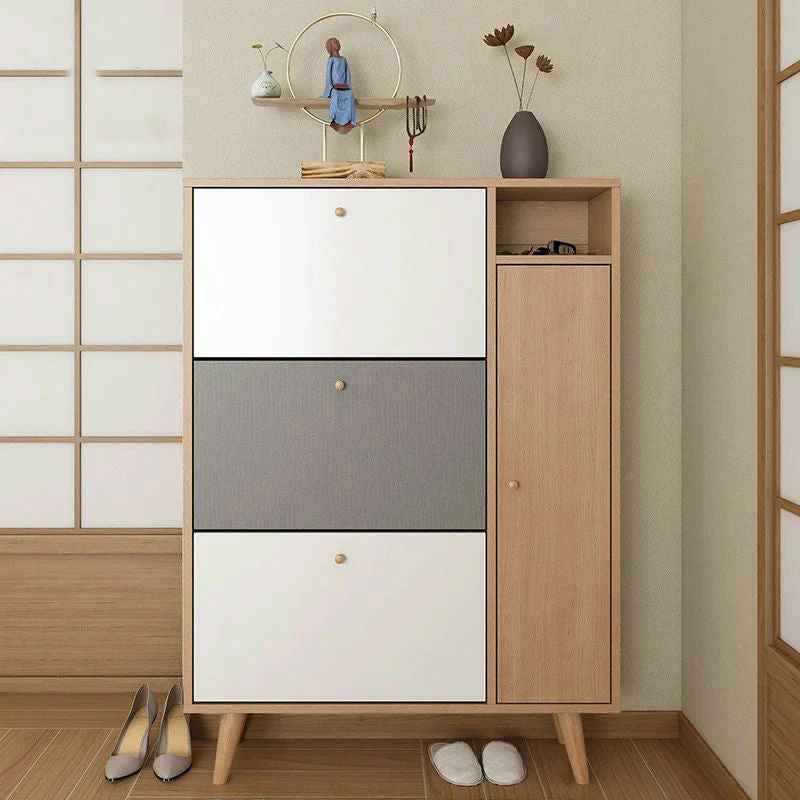 Wooden Shoe Storage Cabinet (90 x 40 x 120 cm) – SU50