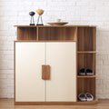 Shoe Closet – White and Wooden, 100 x 40 x 100 cm | SU59