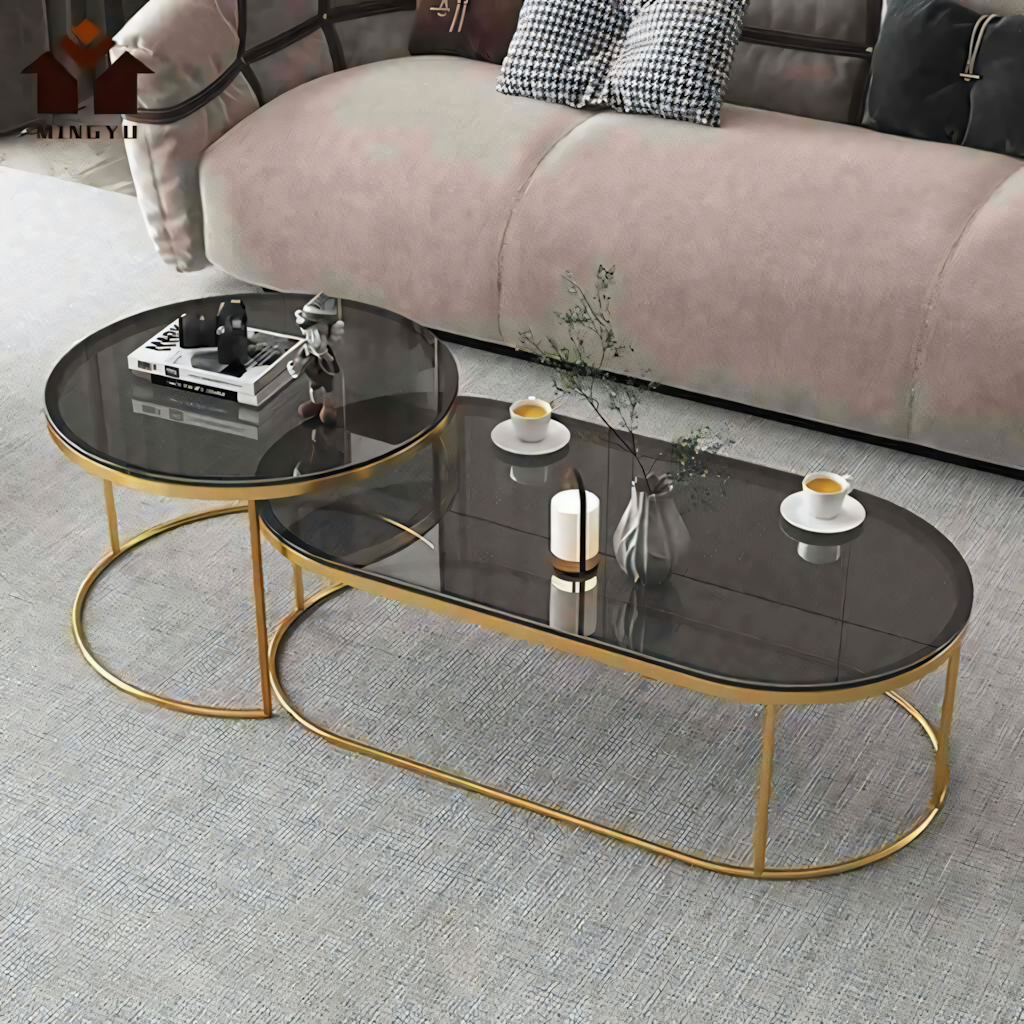 Table Unit in Gold | 40 x 40 x 45 cm | TA10