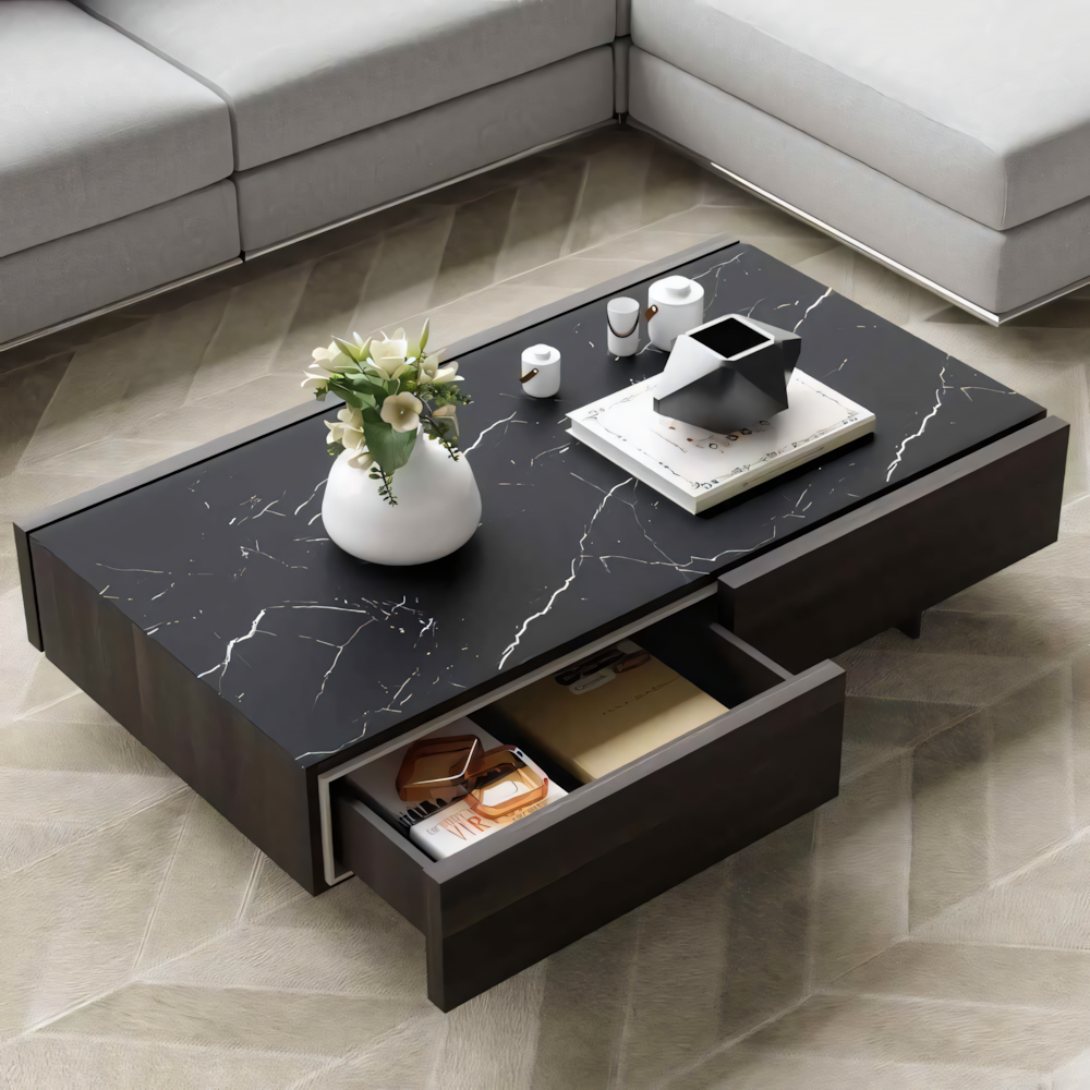 Table Unit in Black | 120 x 60 x 40 cm | TA50