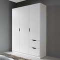 Closet Wardrobe – White, 120 x 50 x 200 cm | WD26