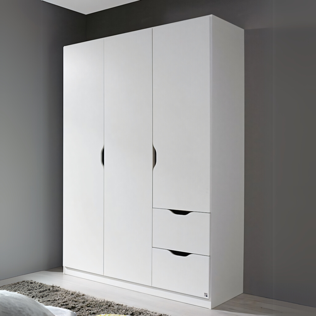 Closet Wardrobe – White, 120 x 50 x 200 cm | WD26