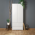 Wardrobe – White, 80 x 50 x 200 cm | WD34
