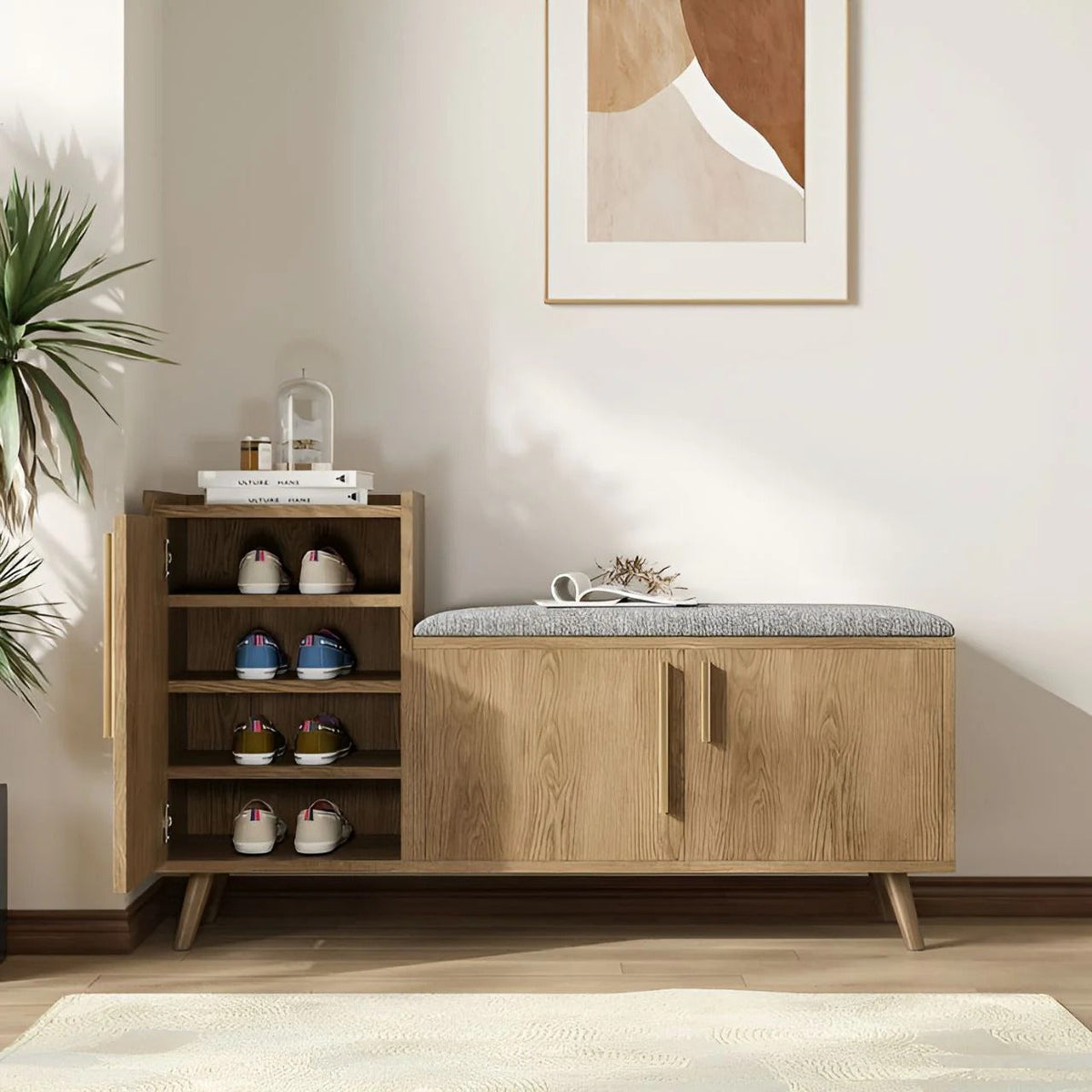 Wooden Shoe Closet (110 x 40 x 50 cm) – SU80