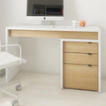 Study Desk – Wooden and White, 120 x 40 x 75 cm | DE25