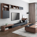 Living Room Furniture Set in Black and Brown | 300 x 40 x 40 cm | SET10