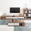 Living Room Set in Wooden and White | 300 x 40 x 40 cm | SET46