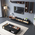 Black and Brown Living Room Set (240 x 40 x 40 cm) – SET60