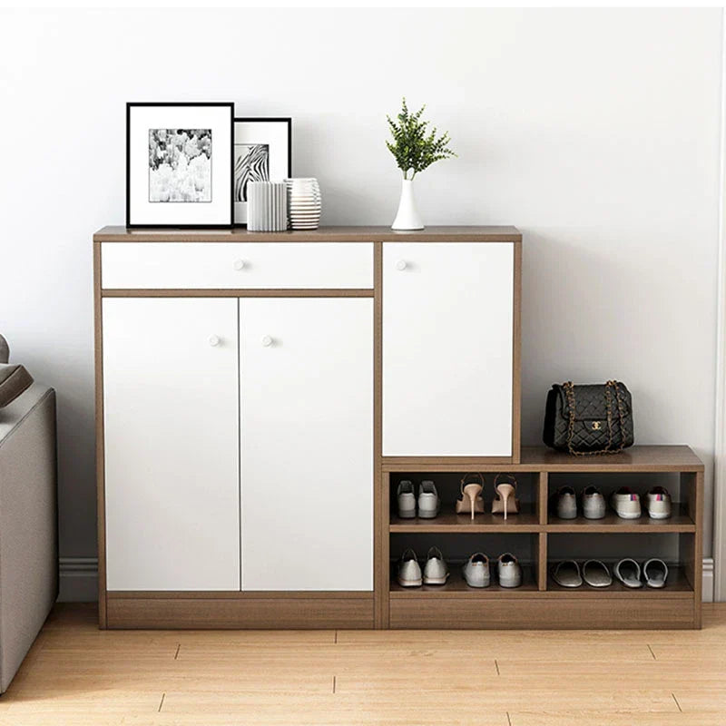 Shoe Storage Cabinet in Wooden | 140 x 40 x 110 cm | SU44