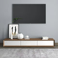 White and Brown TV Unit (160 x 40 x 40 cm) – TV104