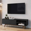 TV43 TV Console – Black, 160 x 40 x 40 cm