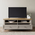 TV Unit in Wooden and Grey | 120 x 40 x 40 cm | TV84